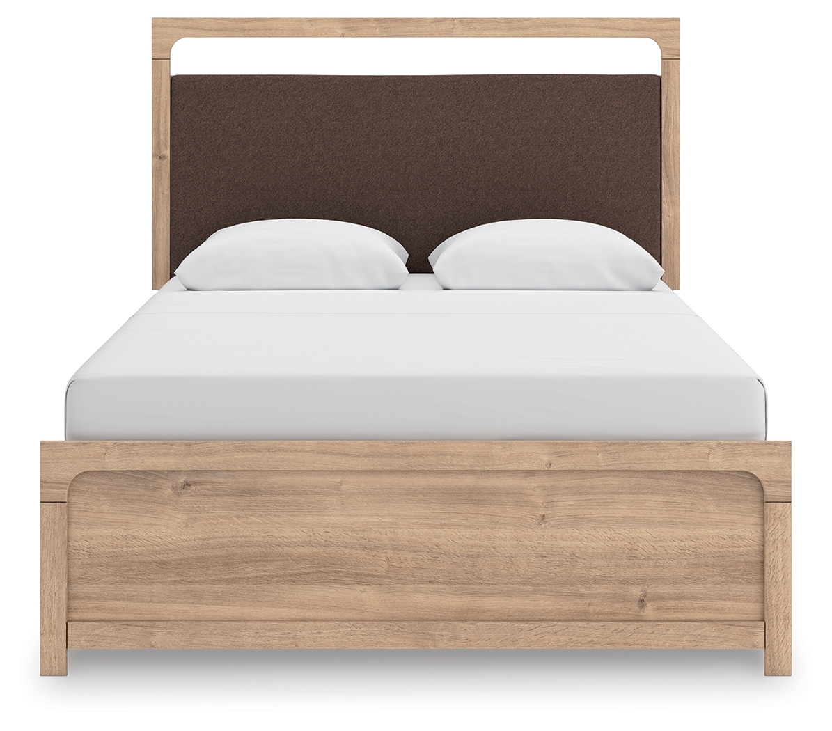 Queen Upholstered Panel Bed