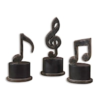 Music Notes Set of 3