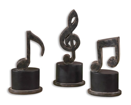 Music Notes Set of 3