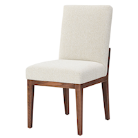 Casual Upholstered Side Dining Chair