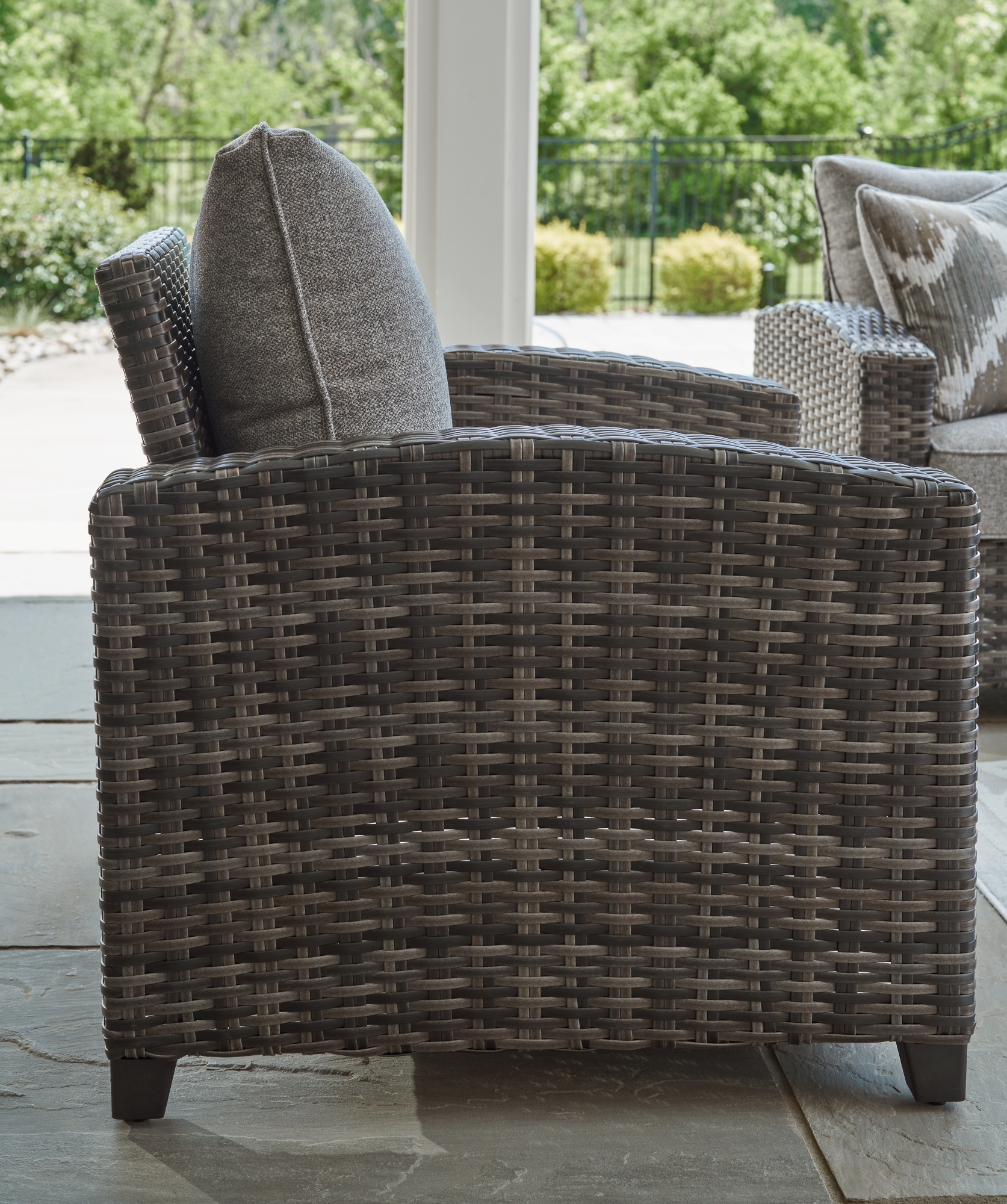 Signature Design by Ashley Oasis Court Outdoor Sofa/Chairs/Table Set (Set of 4)
