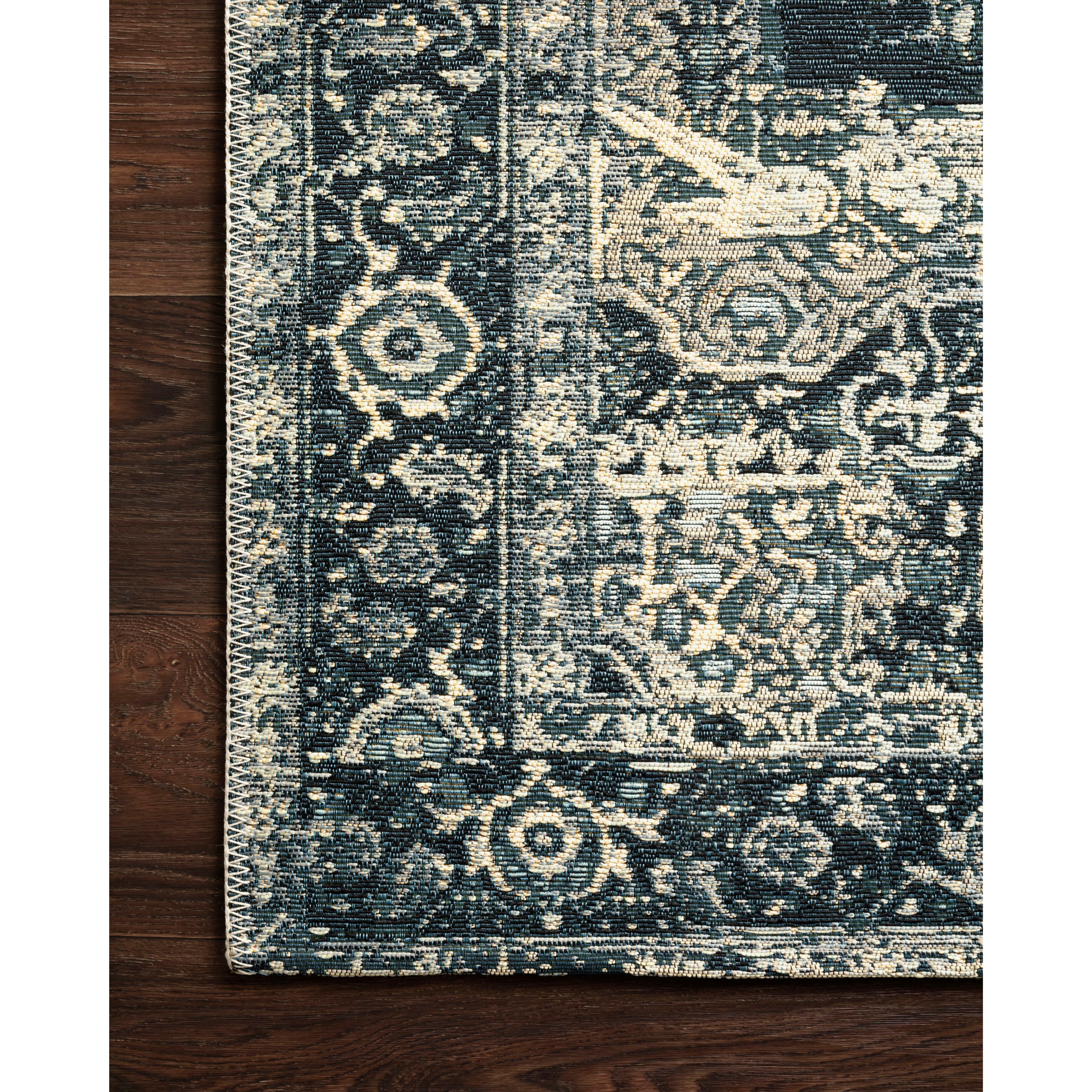 1'6" x 1'6"  Dk Blue / Dk Blue Rug