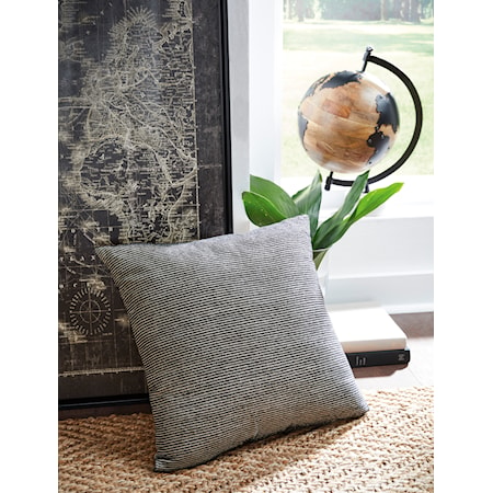 Edelmont Black/Linen Pillow