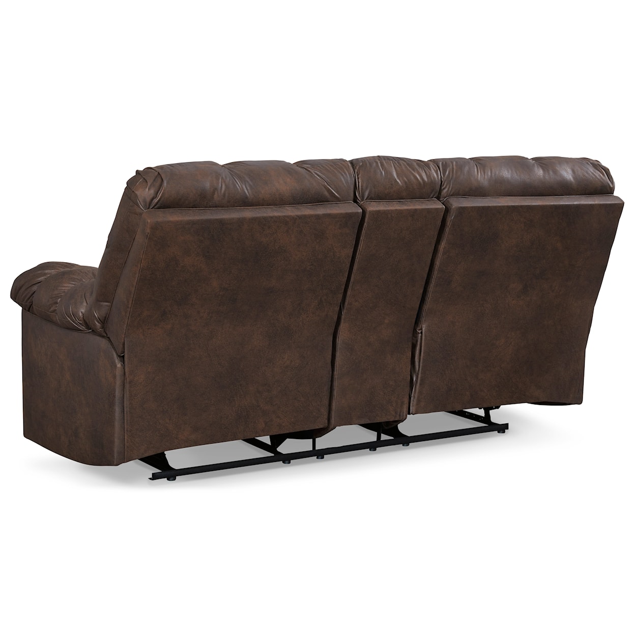 Benchcraft Derwin Reclining Loveseat with Console