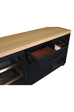 Steve Silver Magnolia Contemporary 4-Drawer Server with Interior Lighting