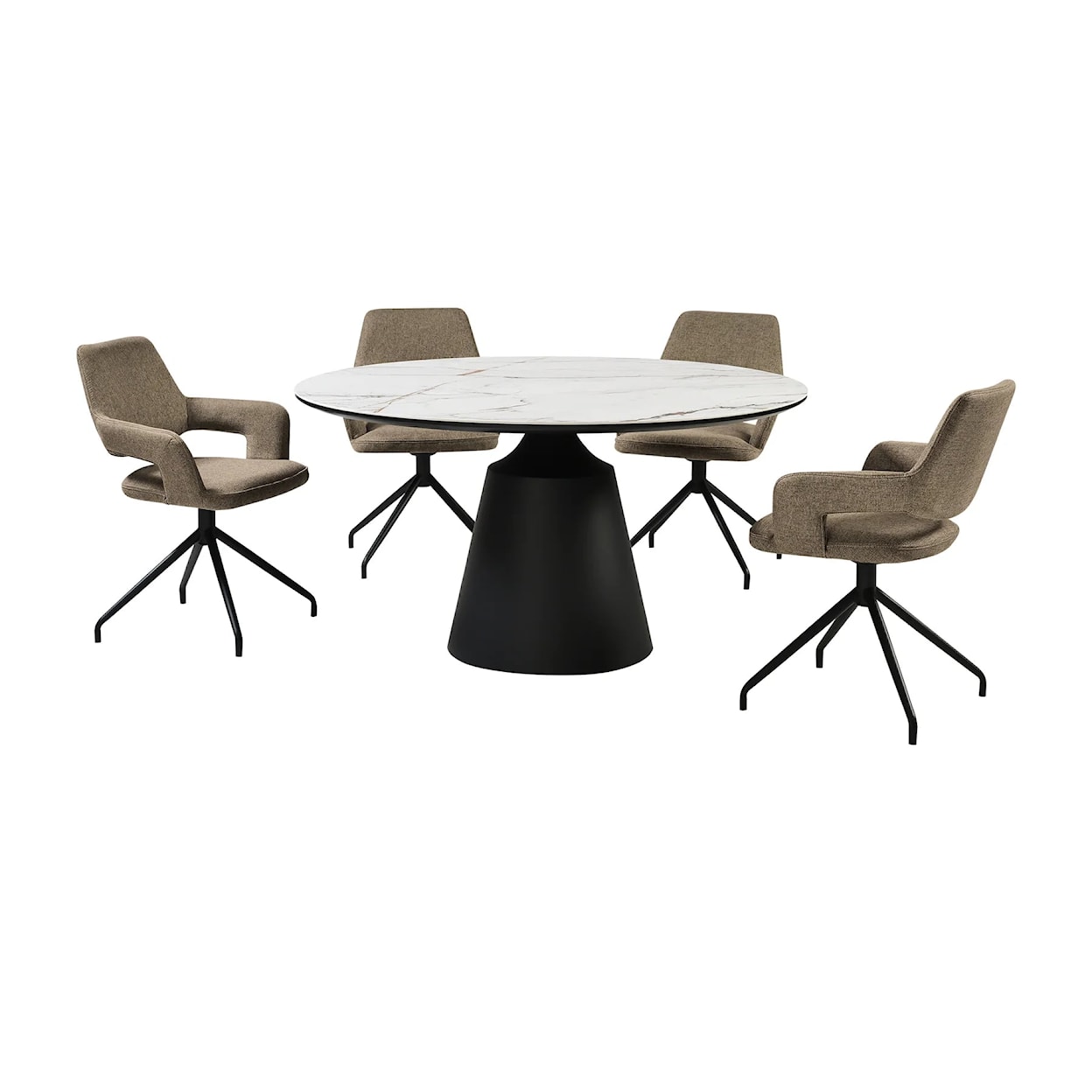 Armen Living Knox / Penny Dining Set