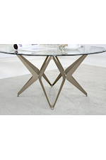 Furniture of America Alvise Contemporary Glass End Table