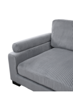 Homelegance Traverse Casual 2-Piece Loveseat with Loose Back Cushions