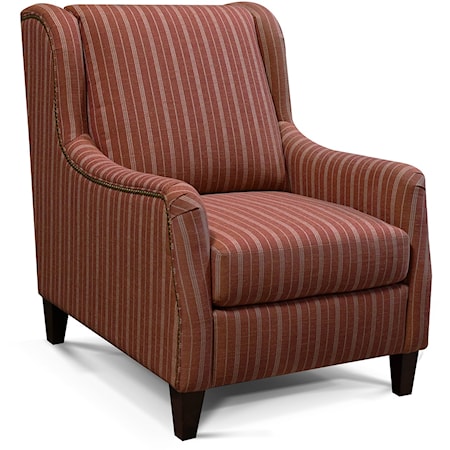 Accent Chair with Nailhead Trim