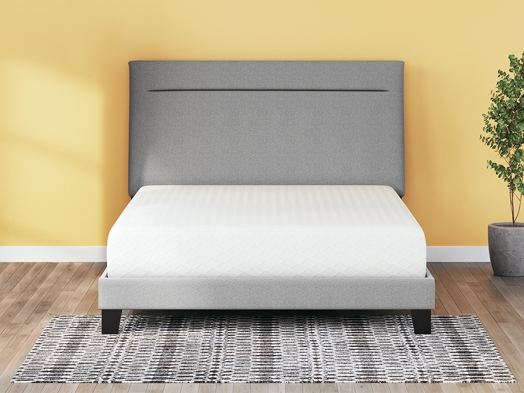Sierra Sleep 10 Inch Chime Memory Foam King Mattress And Foundation