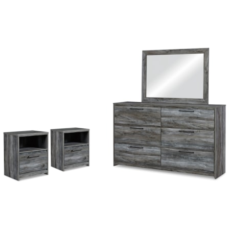 Dresser, Mirror And 2 Nightstands