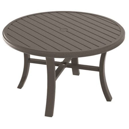 42" Round Chat Table w/Umbrella Hole