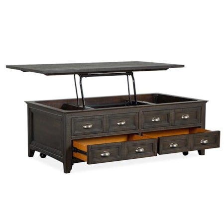 Lift Top Storage Cocktail Table