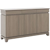 Transitional Buffet with 3-Doors