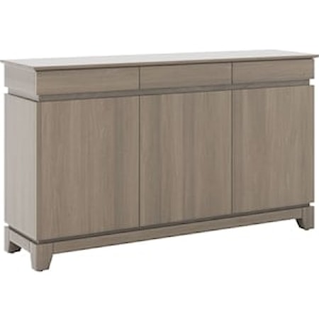 Transitional Buffet with 3-Doors