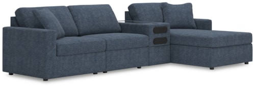 4-Piece Sectional With Chaise