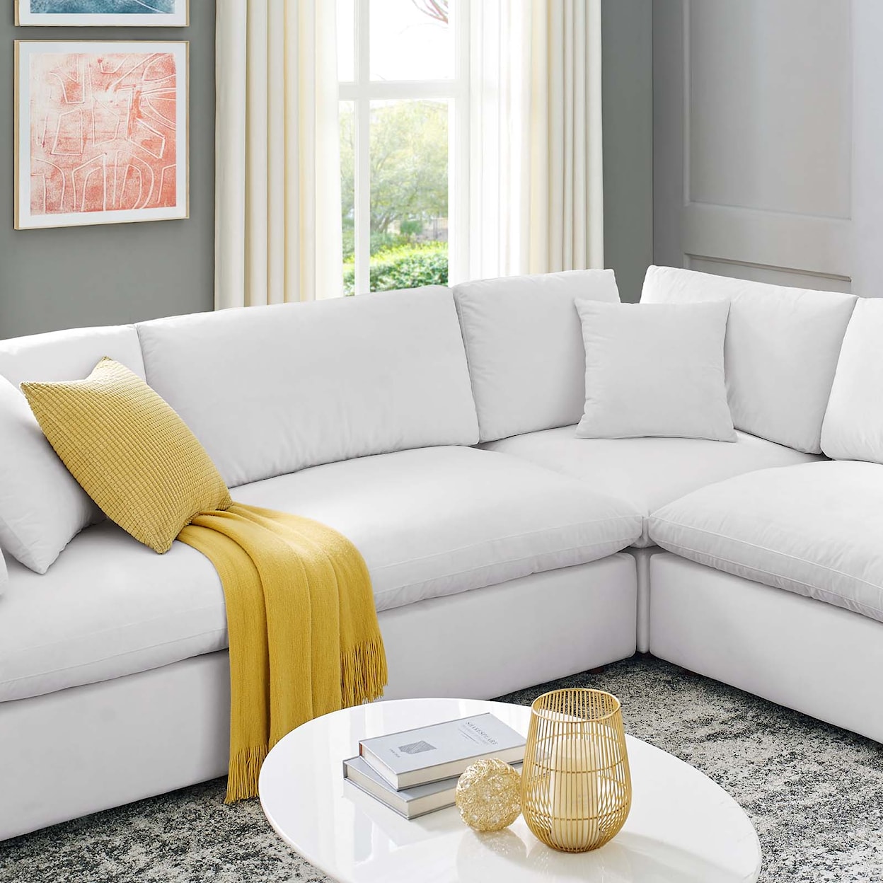 Modway Commix 8-Piece Sectional Sofa