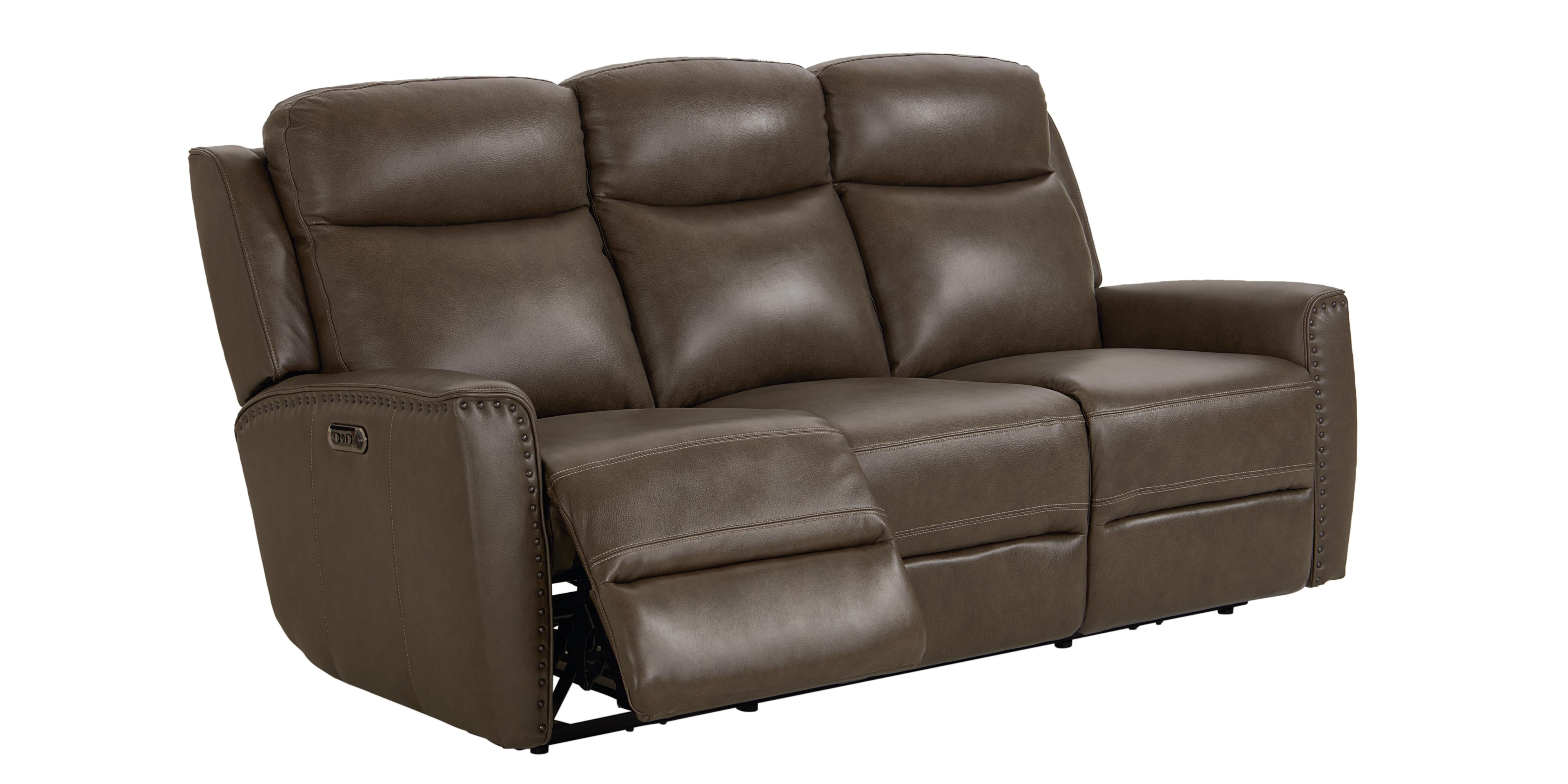 Bassett Club Level - Douglas Reclining Sofa with Power Headrest