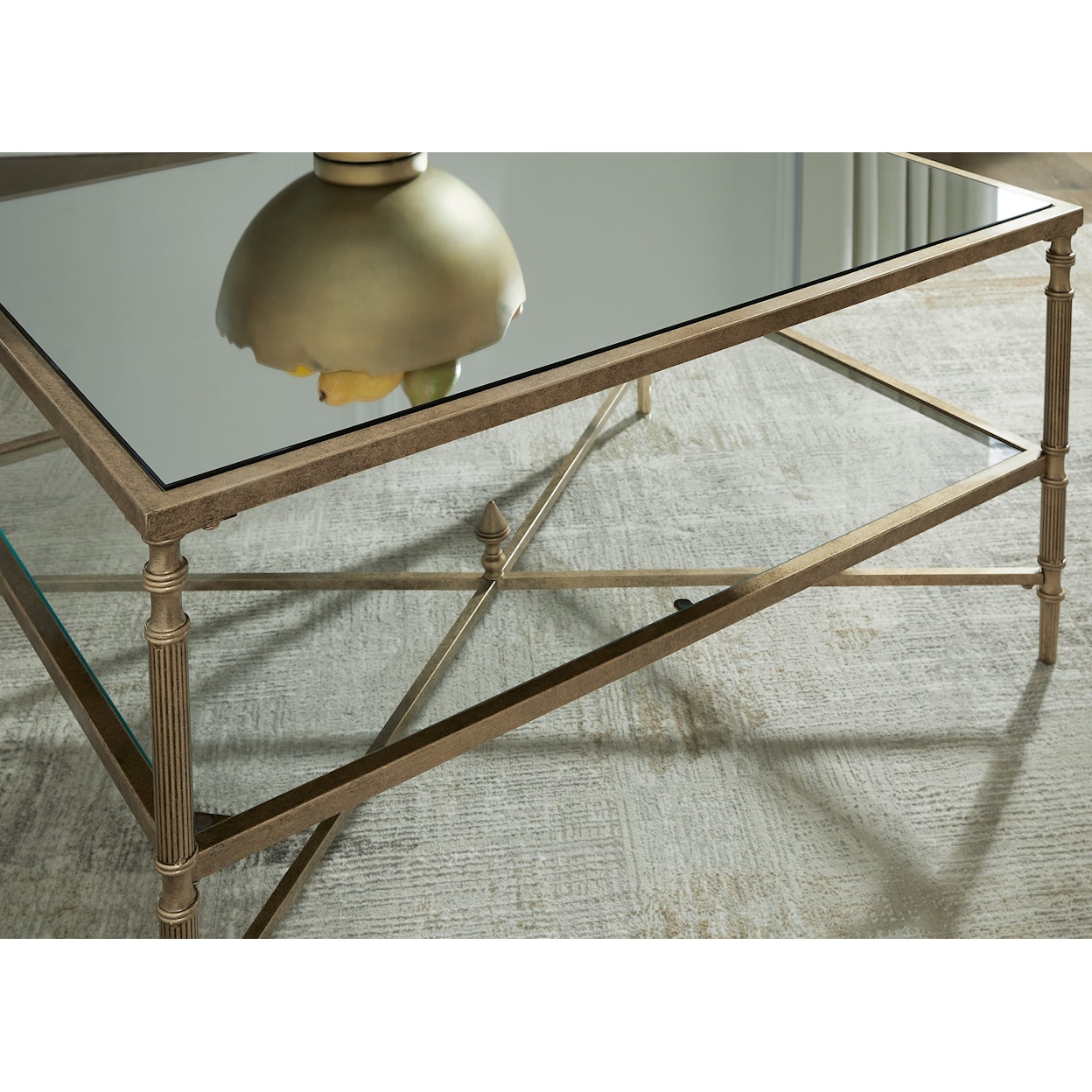 Ashley Furniture Signature Design Cloverty Rectangular Coffee Table