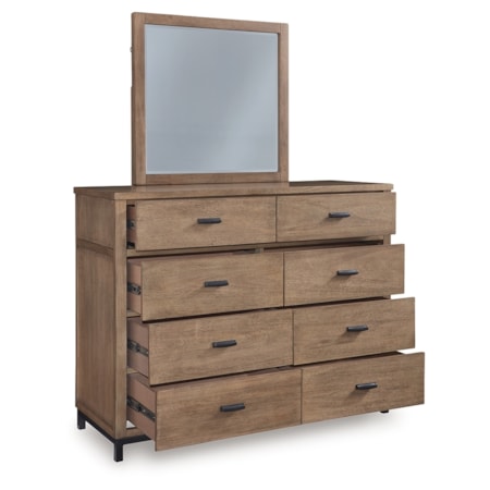 Dresser And Mirror