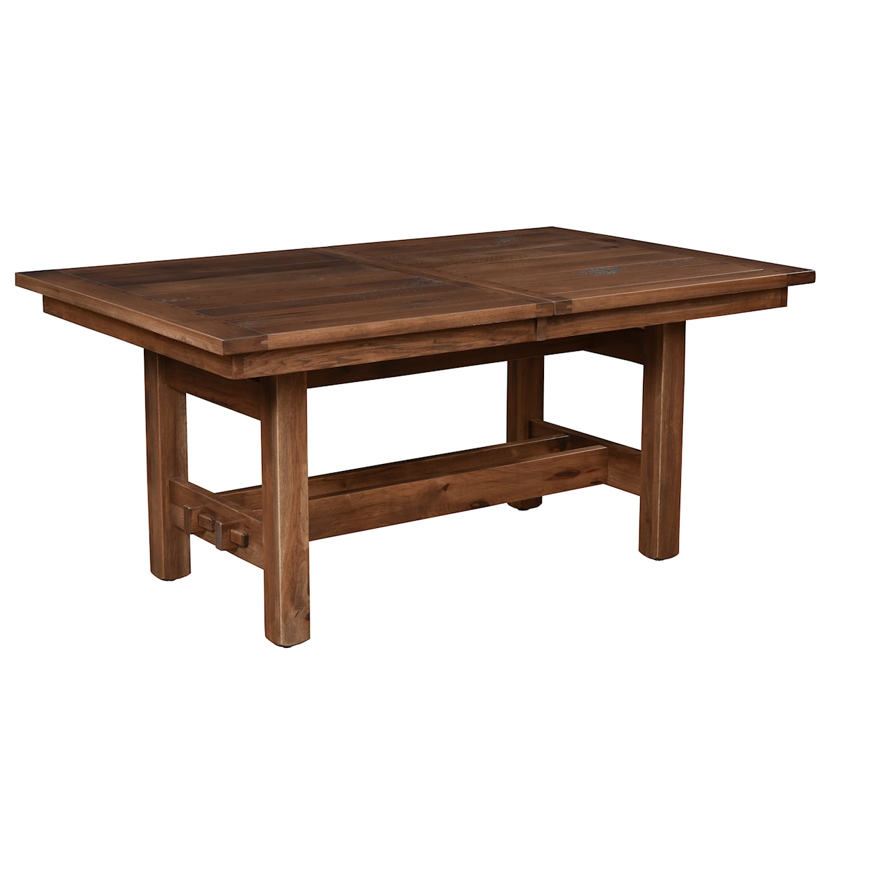 Trailway Amish Wood Sutter Mills Trestle Table