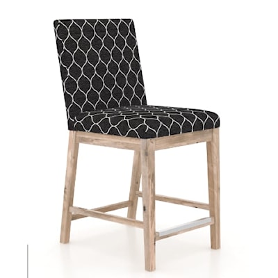 Canadel Loft Upholstered fixed stool