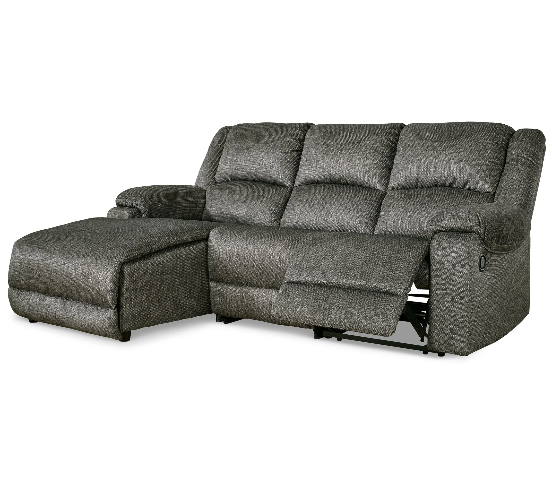 Signature Brody 3 Piece Reclining Sectional with Chaise Walker s