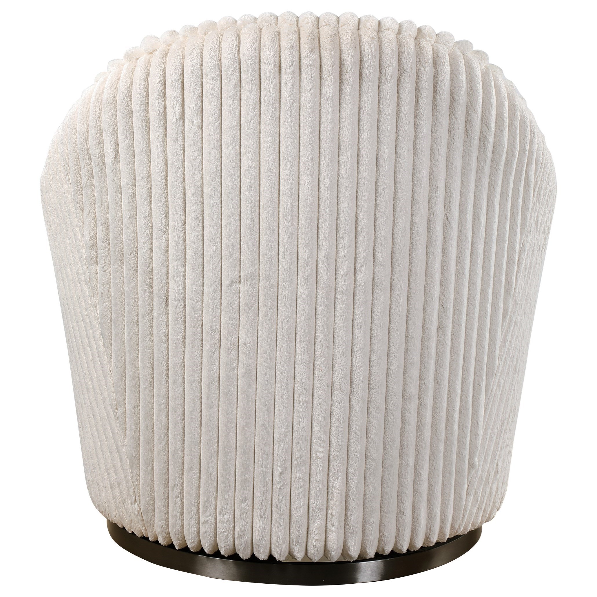 Uttermost Accent Furniture - Accent Chairs Crue White Swivel Chair