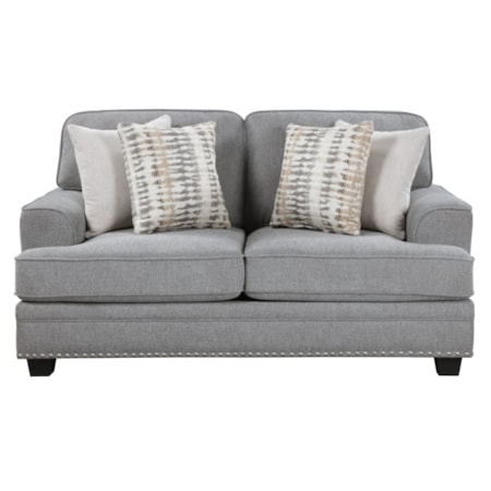 Loveseat w/Included Decor Pillows