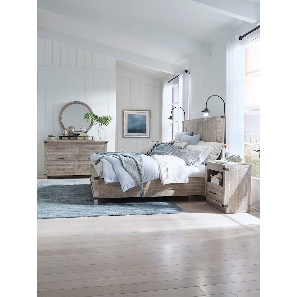 Aspenhome Foundry Queen Storage Panel Bed