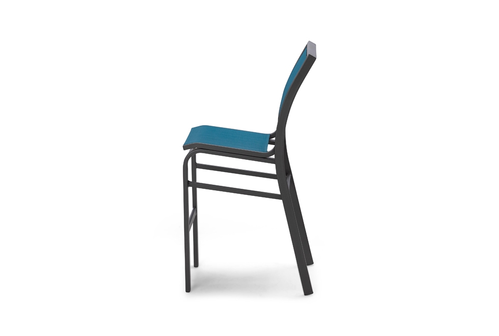 Stacking Bar-Height Armless Sling Cafe Chair