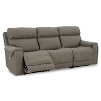 3-Piece Power Reclining Sofa with Pop-Out Cup Holders