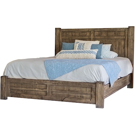 Rustic King Size Bed