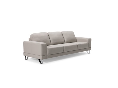 Seattle Contemporary Upholstered Sofa with Track Arms