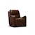 Shown in Revelation Tiger's Eye Leather. Recliner Shown May Not Represent Exact Features Indicated.