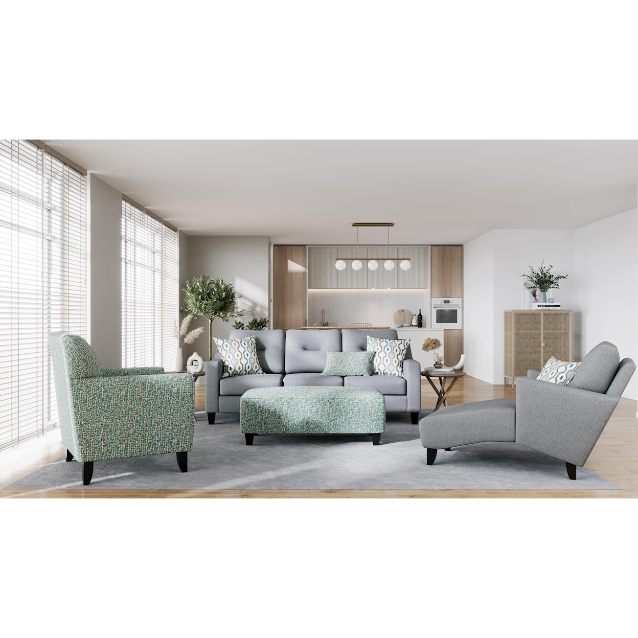 Fusion Furniture 8210KP MAX PEPPER Sofa
