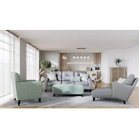 Transitional Upholstered Living Room Set