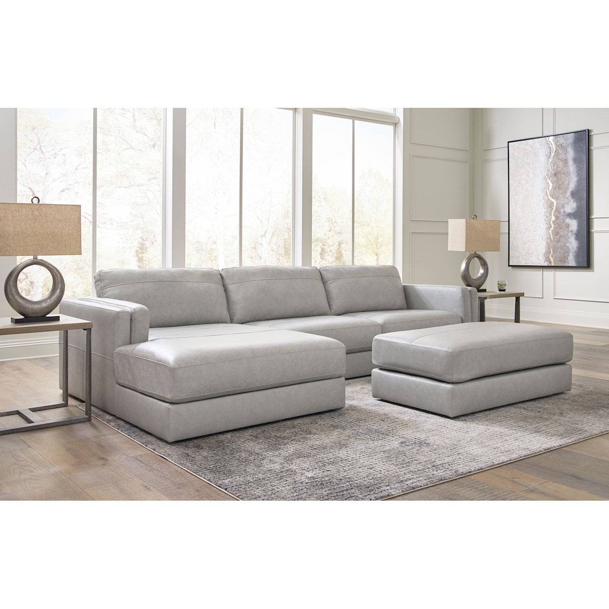 Ashley Furniture Signature Design Amiata Living Room Set