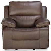 Casual Power Gliding Recliner with Power Headrest and USB Port