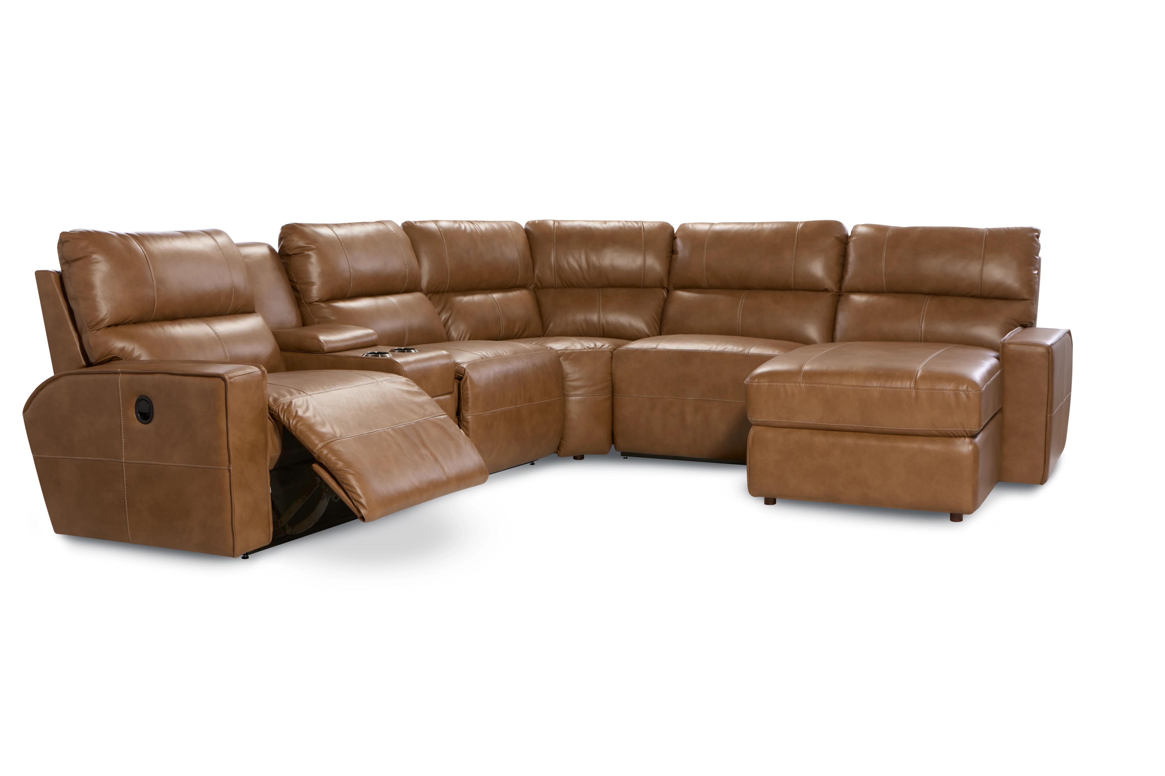 4-Seat Manual Reclining Sectional Sofa