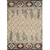 Kas Chester 7'10" Round Ivory Pines Rug