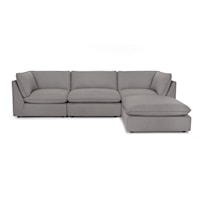 Contemporary 4-Piece Sectional Sofa