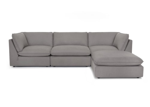 Contemporary 4-Piece Sectional Sofa