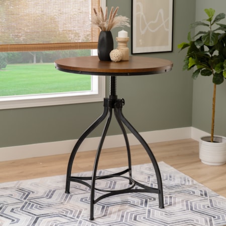 Hawkford Adjustable Bar Table