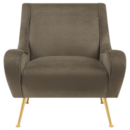 Ricci Arm Accent Chair Truffle