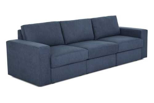 Flex Sofa with Wide Arm - Denim