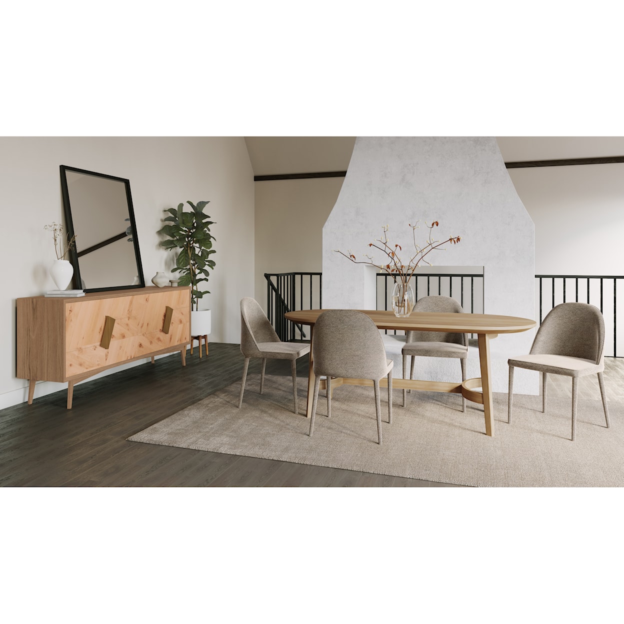 Moe's Home Collection Trie Trie Dining Table Small