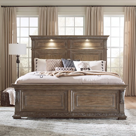 King Panel Bed