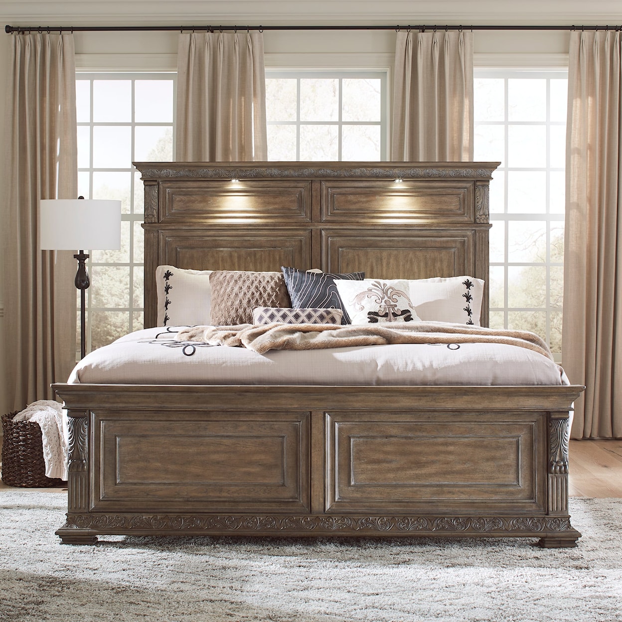 Liberty Furniture Carlisle Court King Panel Bed