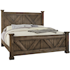 Artisan & Post Cool Rustic Queen Barndoor Panel Bed